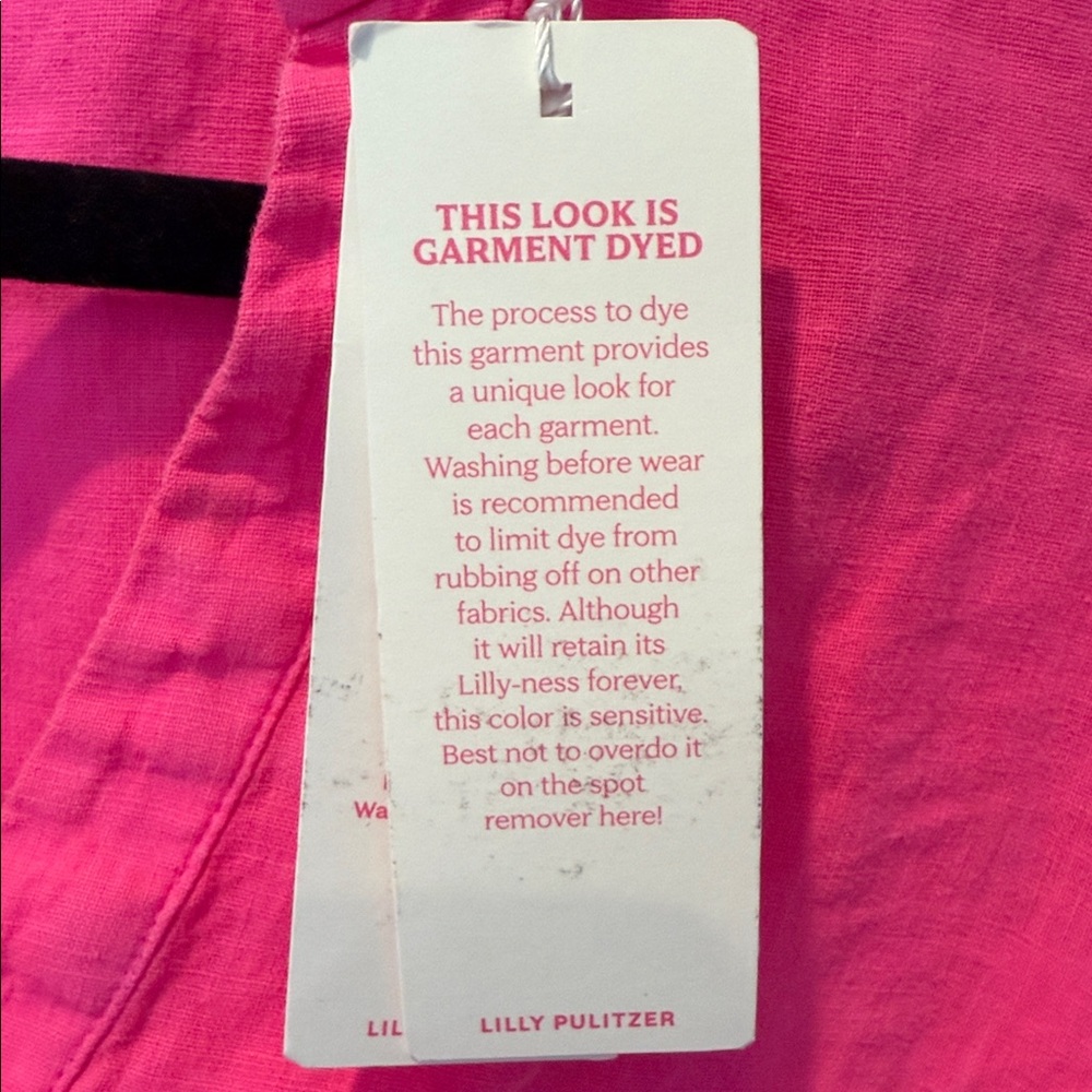 Lilly Pulitzer Bright Pink Blouse - Picture 3 of 6